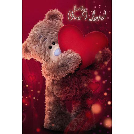 3D Holographic One I Love Me to You Bear Birthday Card £3.59